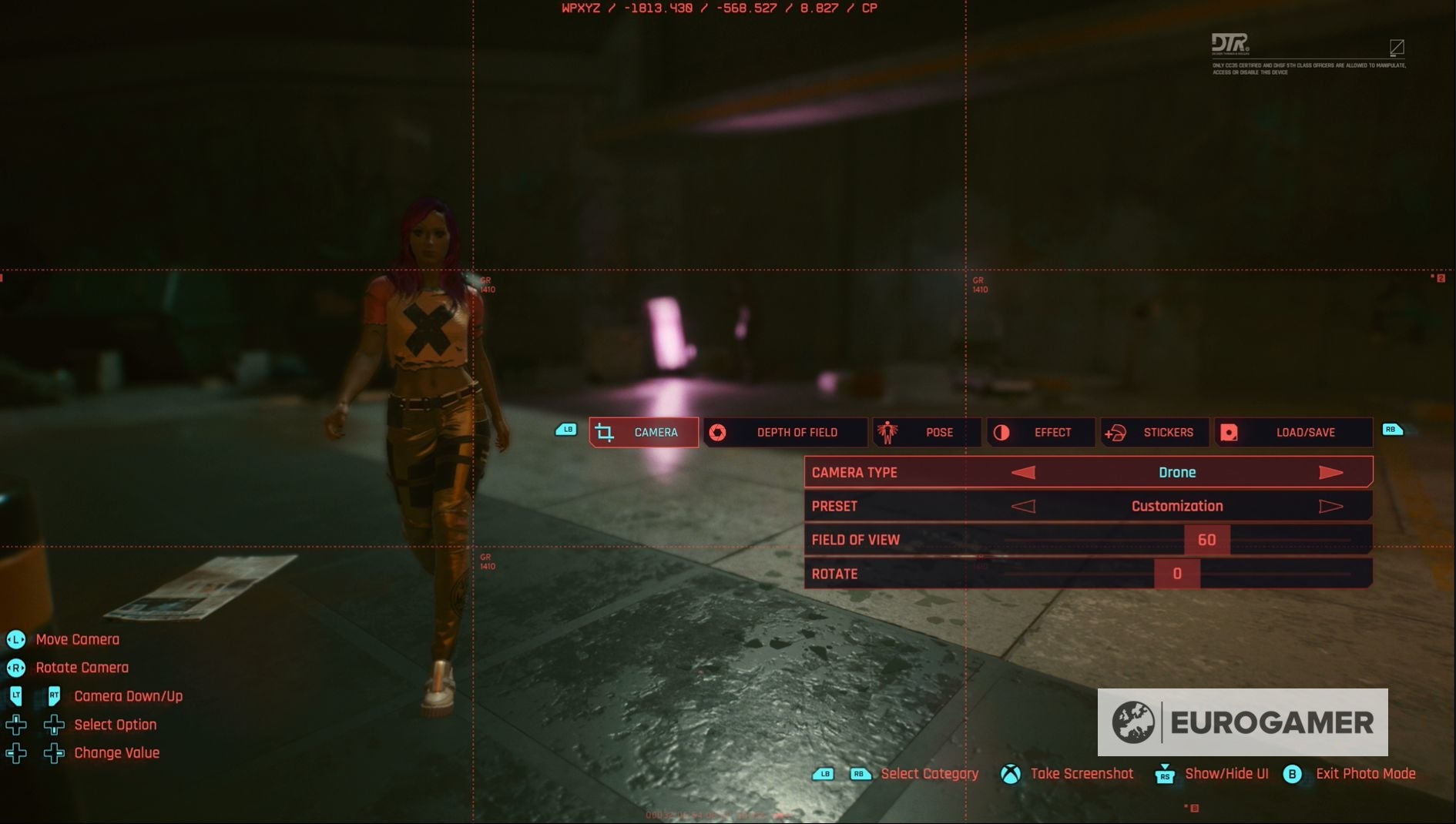 Cyberpunk 2077 Photo Mode How to access Photo Mode and Photo Mode